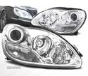 FARÓIS PARA MERCEDES W220 CLASE S 98-02 XENON CROMADO - 1