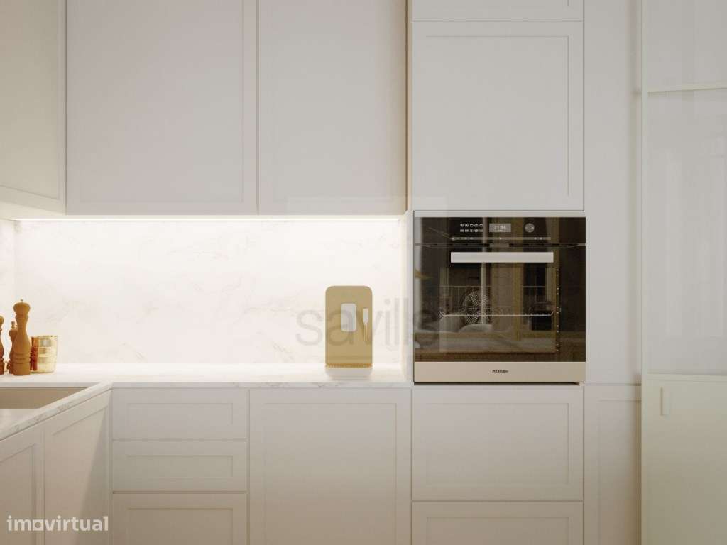 Apartamento T1 em Cedofeita com escritório e varanda - Grande imagem: 4/37