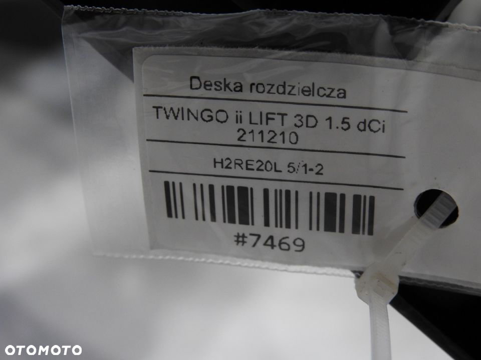 DESKA ROZDZIELCZA KONSOLA RENAULT TWINGO II - 8