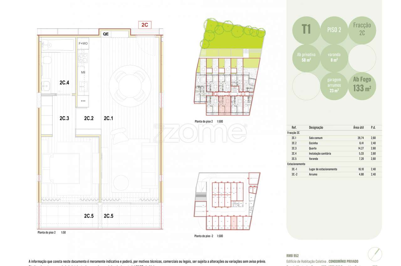 Apartamento T1 NOVO | R. Montes Burgos - Porto - Grande imagem: 5/5