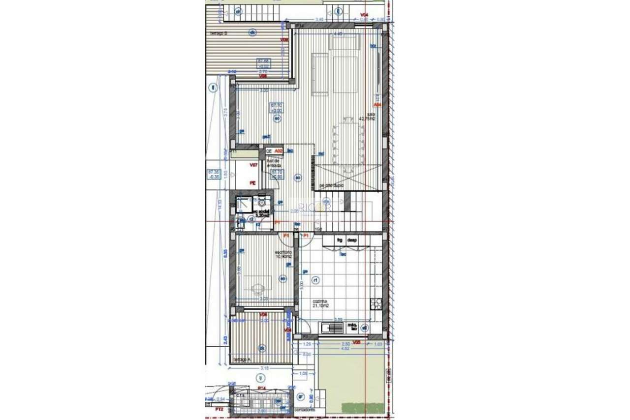 Moradia T3+escritório pronta de pedreiro no Castelo da Maia - Grande imagem: 5/9