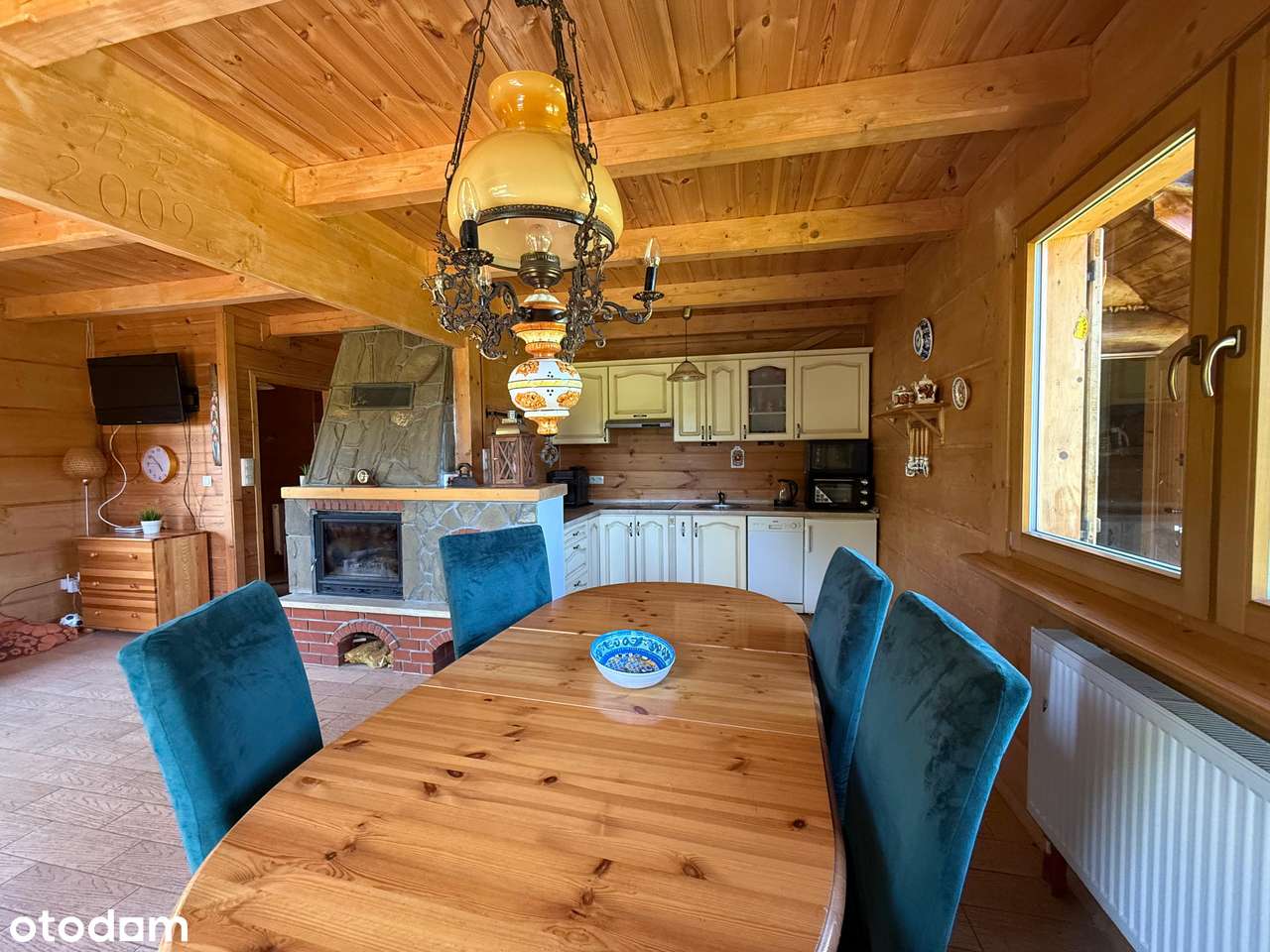 Dom z bali | Piękna działka 30a | Wola Wieruszycka gm. Łapanów-12