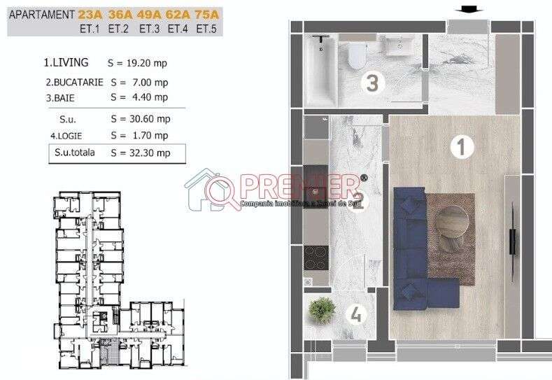 Oferta !!! Bulevardul Metalurgiei - Grand Arena Mall - Garsoniera - Imagine principală: 4/6