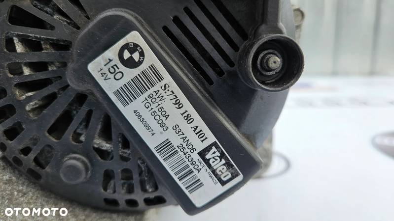 BMW 1 E87 2.0 D 122KM M47D20 Alternator 7799180 VALEO 150A - 6