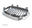 GRELHAS FRONTAIS PARA BMW E60 E61 03-10 CROMADO - 2