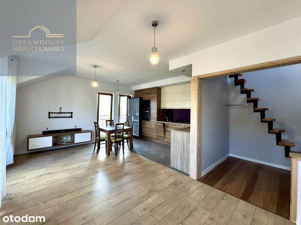 2 pokoje/balkon/1. piętro/strych + m.park.-4