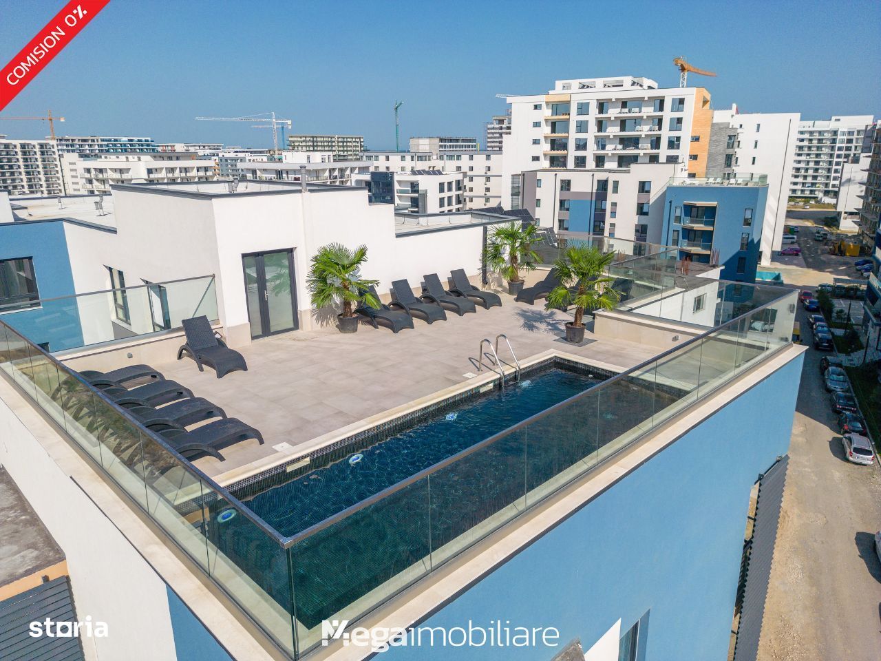 #Apartament la cheie, bloc finalizat - Meraki7 Studios, rooftop pool