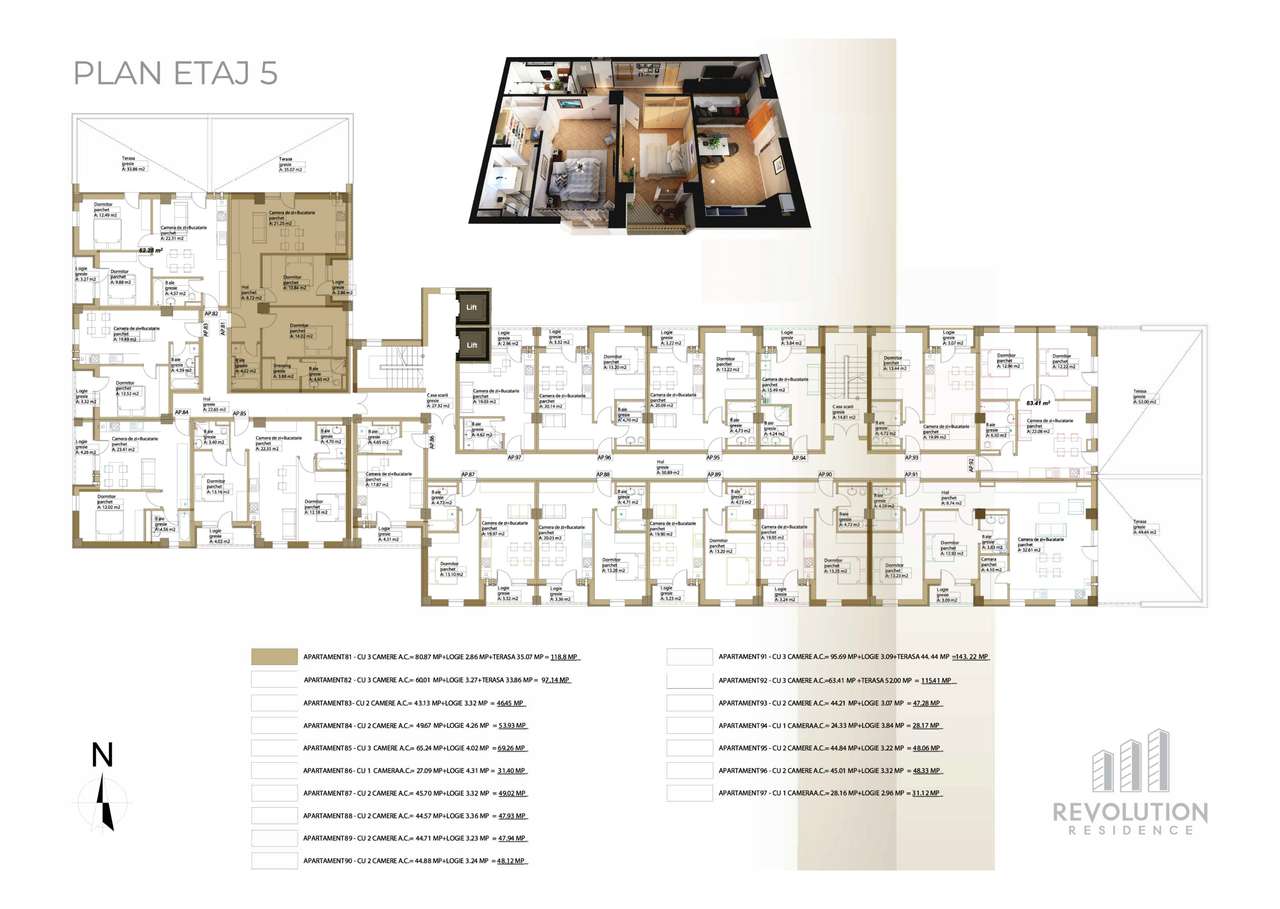 NEW! Apartamente 2 camere - Republicii 115, Baia Mare-10