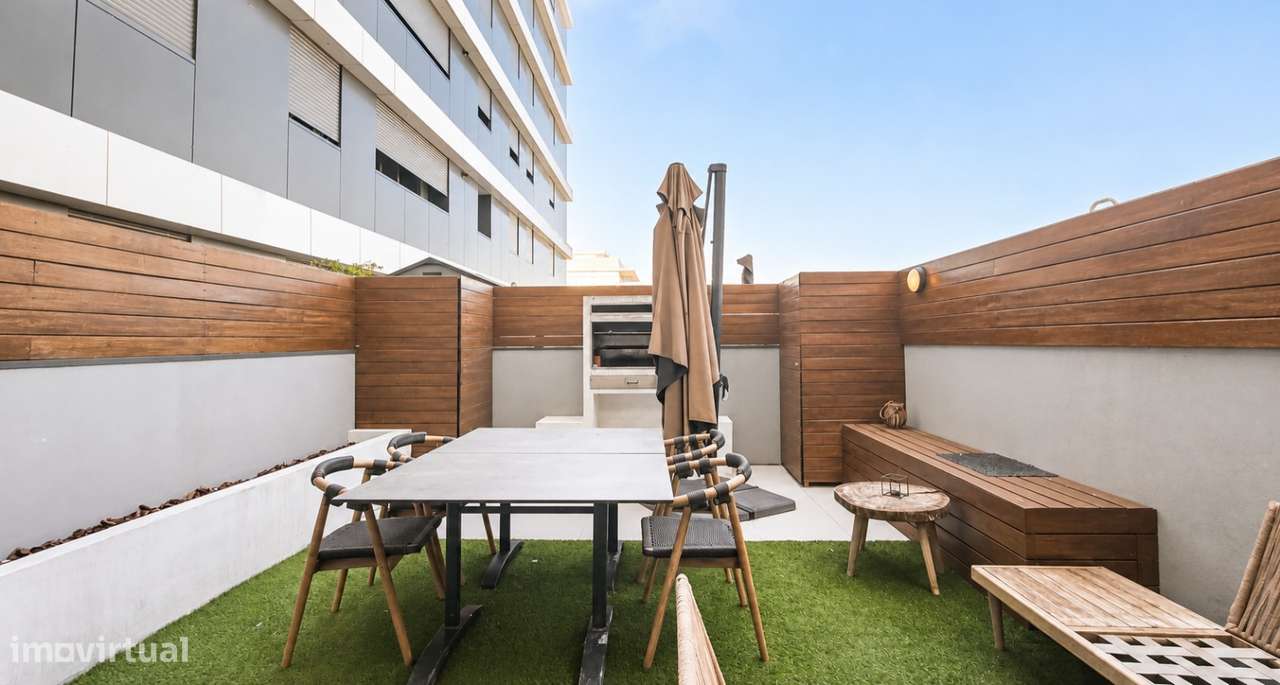 T2 Exclusivo em Matosinhos Sul | Terraço+Garagem+Arrumos | Mobilado-18
