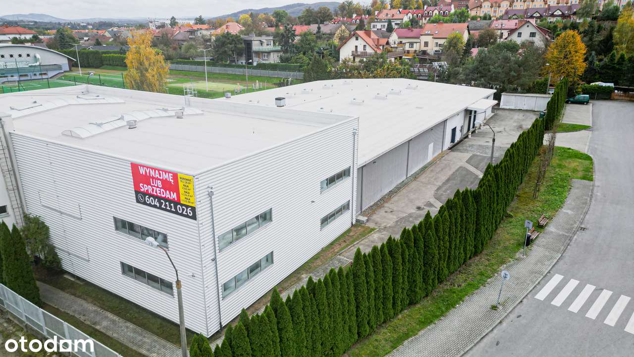 Sprzedam hale magazynowo - produkcyjne z biurowcem, Wadowice