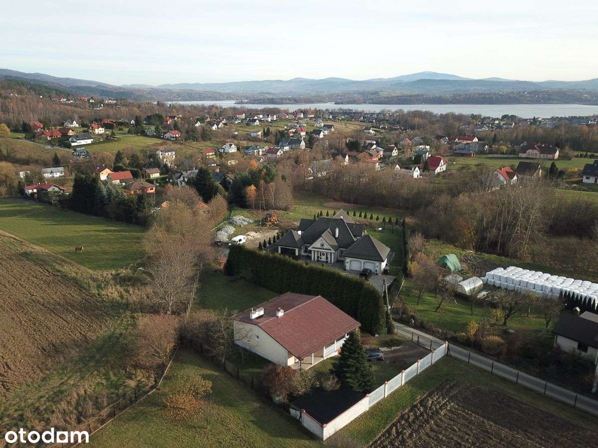 Klimatyczny Dom nad Jeziorem z widokiem na Beskidy-0