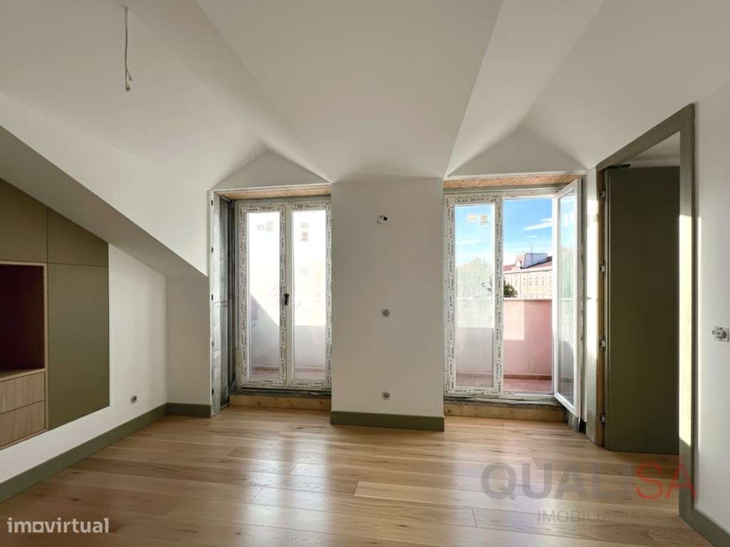 Apartamento T1 novo, com varanda e lugar de garagem em S. Vítor em ... - Grande imagem: 4/20