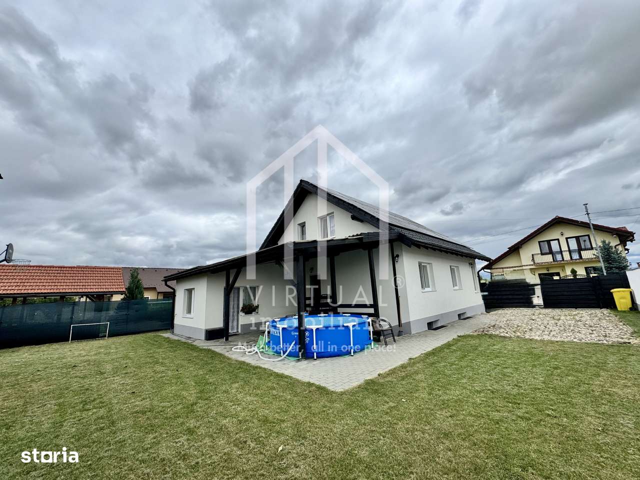 Casa cu 5 camere, 460mp teren, mobilata si utilata, demisol, Cristian - Imagine principală: 1/20