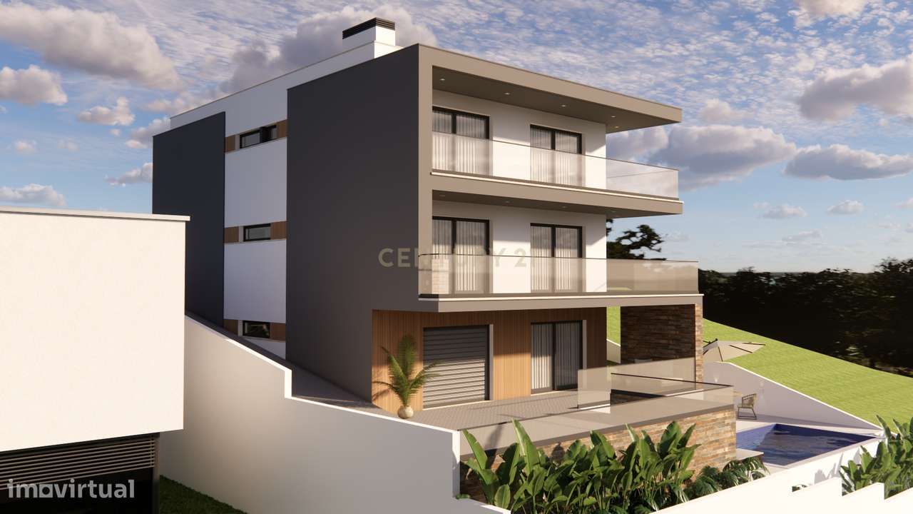 LOTE 481m2 C/ PROJECTO APROVADO PARA MORADIA ISOLADA UNIFAMILIAR COM P - Grande imagem: 2/16