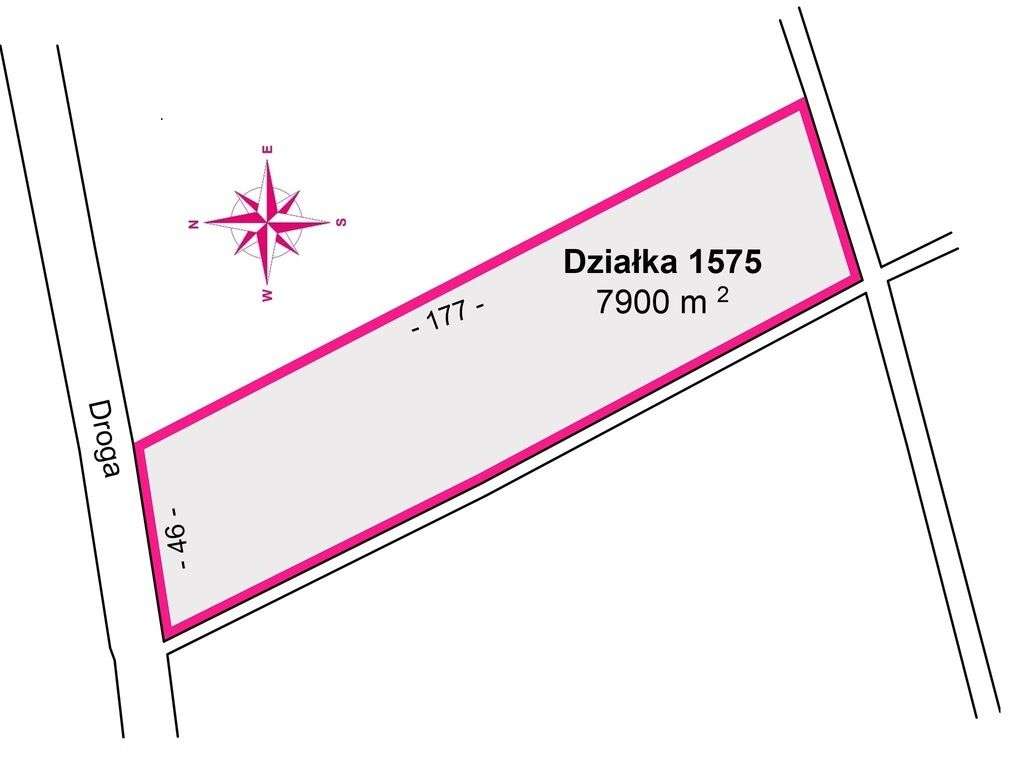 Działka 79 ar z Wz w Bachowie, gm. Krzywcza - Pełny obrazek: 4/13