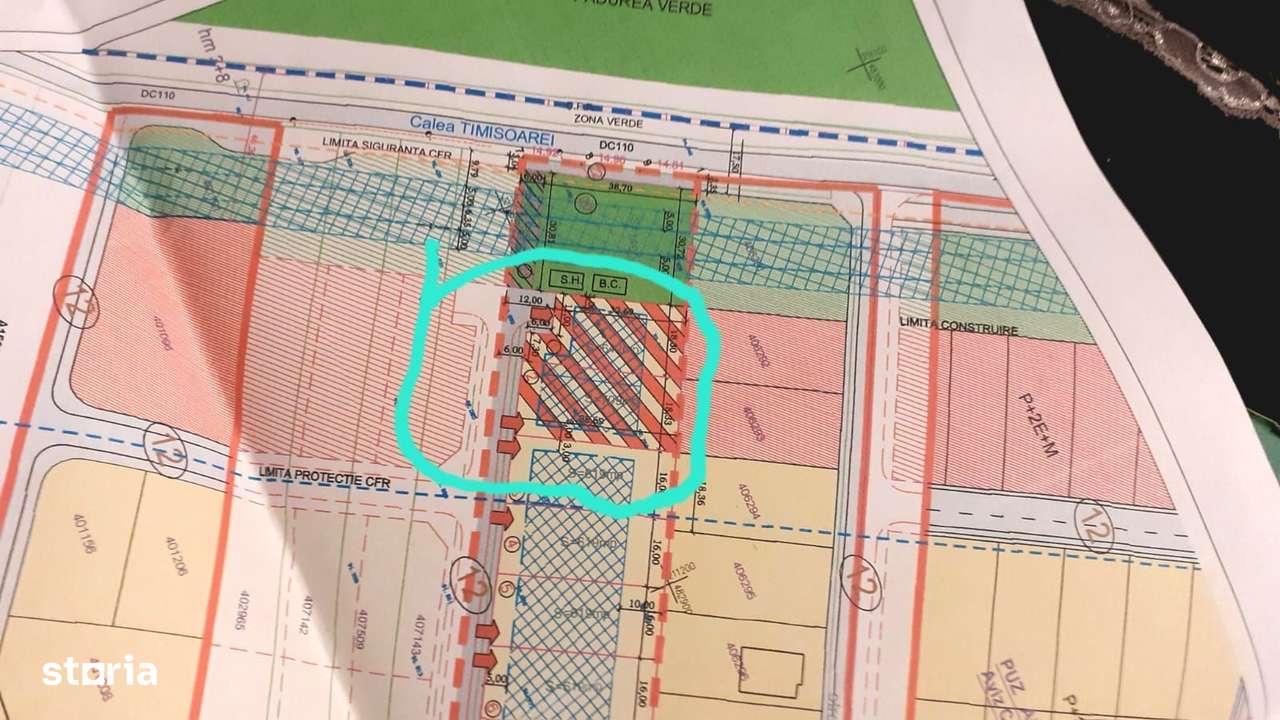 COMISION 0 | Teren intravilan | 709 mp | Zona UMT - Imagine principală: 3/3