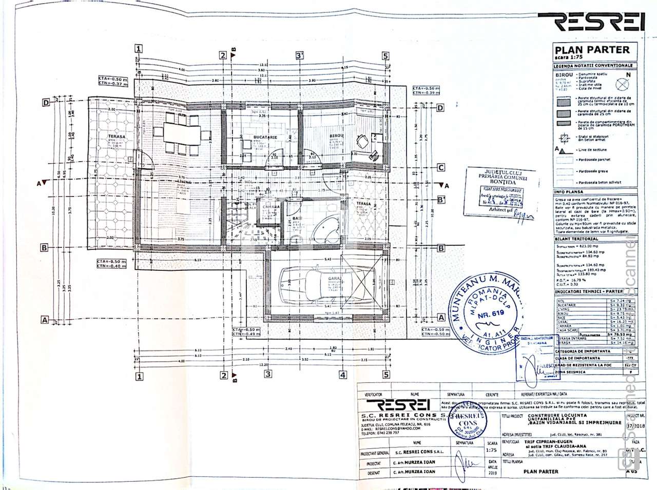 COMISION 0% Casa Individuala, 4 Camere, 134mp, Teren 625mp, Rascruci - Imagine principală: 2/20