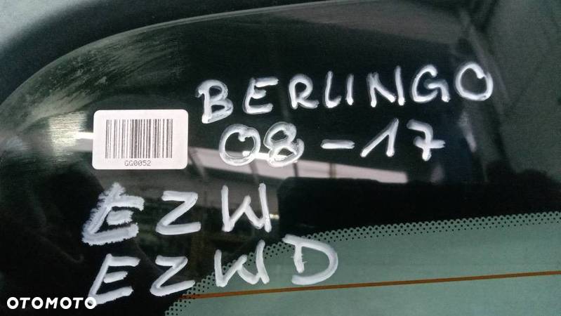 CITROEN BERLINGO 2008-2017 klapa bagażnika EZWD - 5