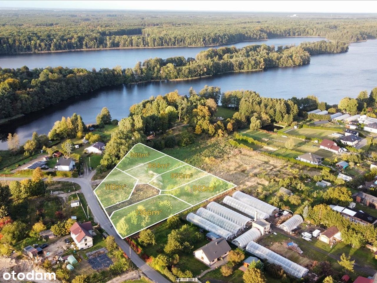 Działki budowlane nad Jeziorem Raduń - Strączno