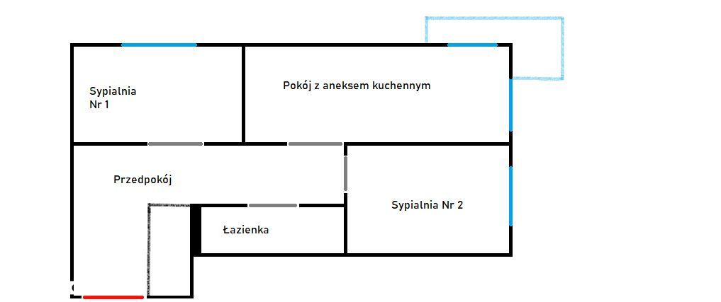 3 pokoje 47,5m Złocień OKAZJA!