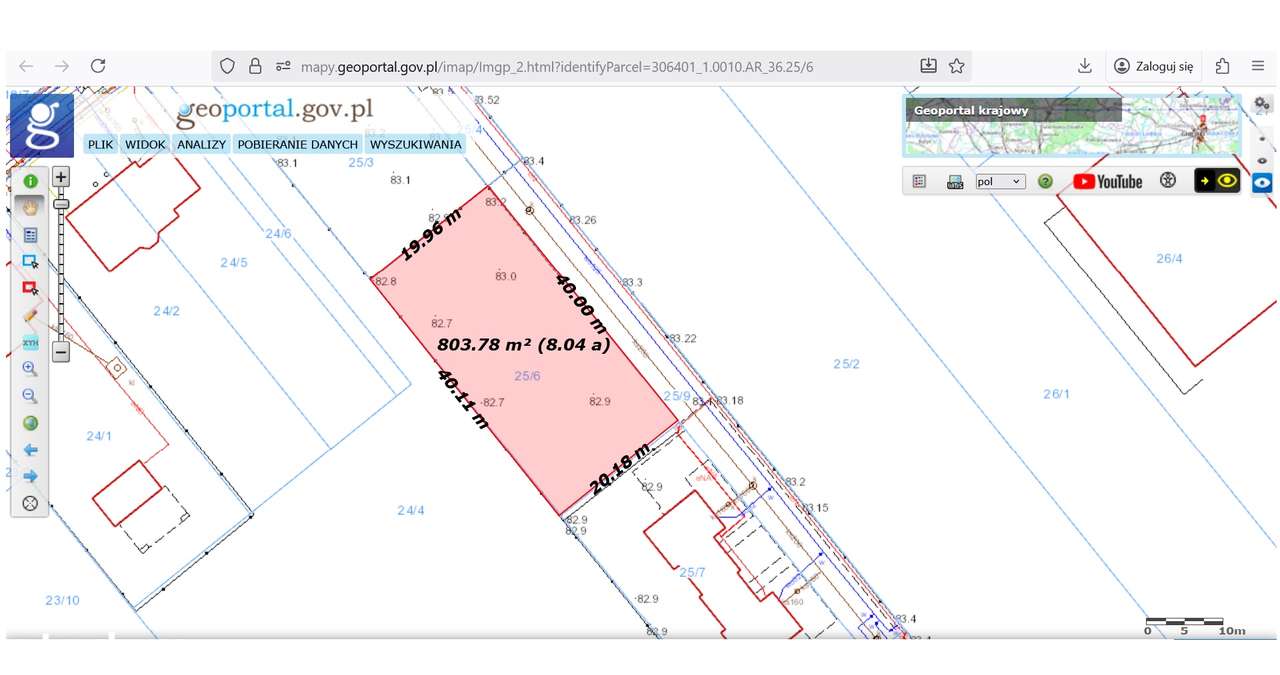 budowlana  pod zabudowę wolnostojącą/bliźniaczą   media WPK, WZ-7