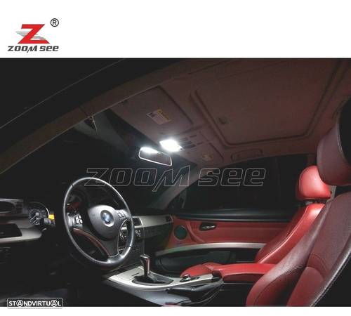 KIT COMPLETO DE 21 LÂMPADAS LED INTERIOR PARA BMW SERIE 3 E92 COUPE M GTS 316I 318I 320D 320D XDRIV - 6