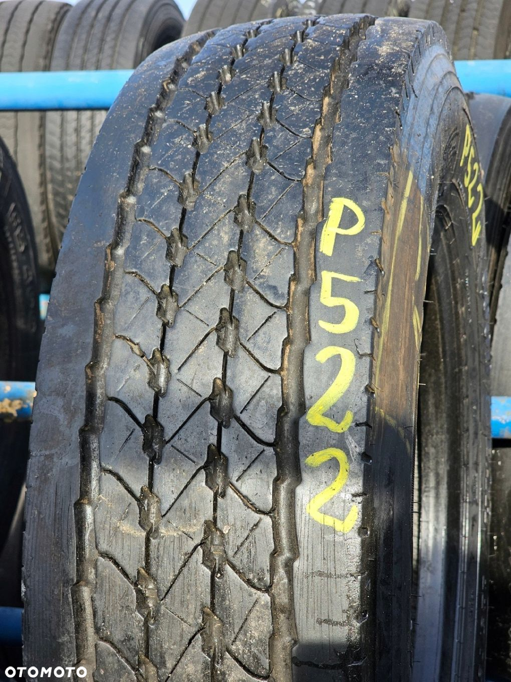 225/75R17,5 GOODYEAR KMAX S 9,5mm 2021rok OPONA UŻYWANA PROWADZĄCA P522 - 3