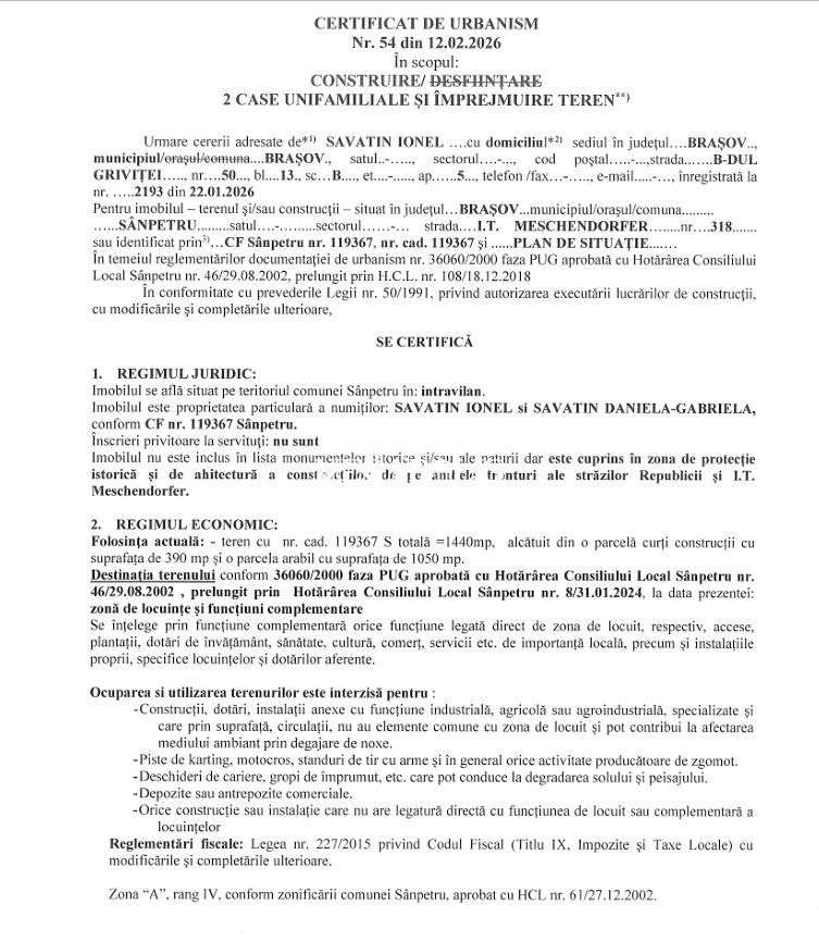 Str. Meschenndorfer / Urbanism Construire 2 Case-2