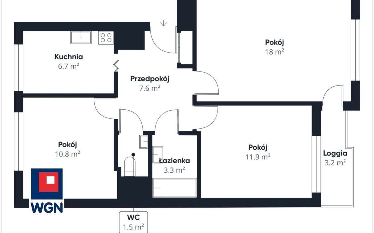 Funkcjonale mieszkanie w centrum miasta z garażem.-7