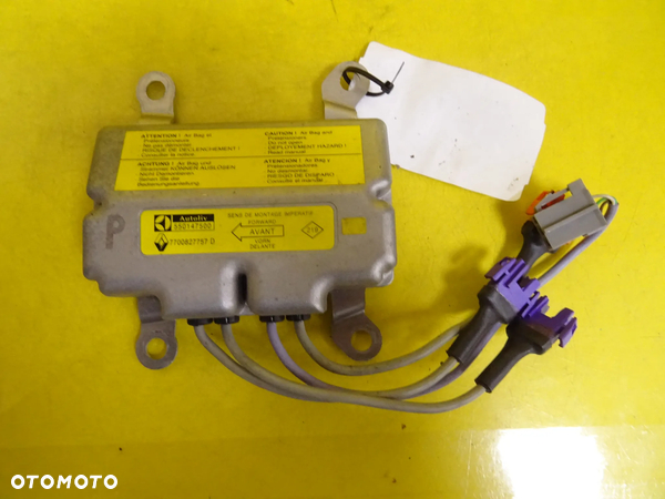 MODUŁ SENSOR AIRBAG Renault Safrane 7700827757D / 550147500 NR841 - 3