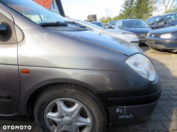 MASKA ZDERZAK BŁOTNIKI LAMPY SCENIC I PH2 LIFT NV603  RENAULT 1999-2003 SZARY PRZÓD KOMPLETNY - 13