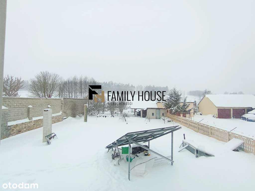 Chęciny Polichno, dom do remontu z nowym piecem.-8