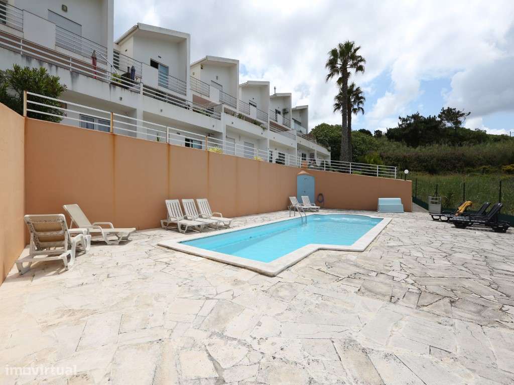 Moradia T3 em condomínio com piscina com a melhor vista para a Prai...-35