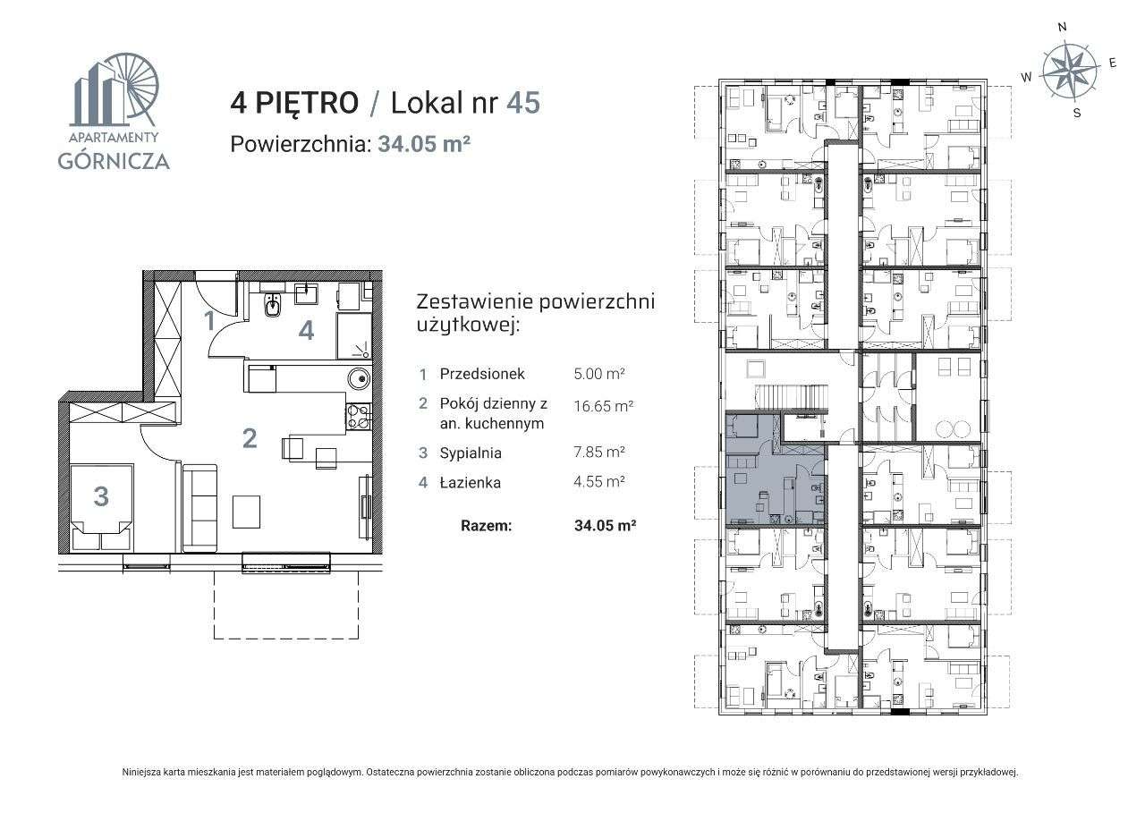 Lokal nr 45 - 34,05 mkw - Pełny obrazek: 3/12