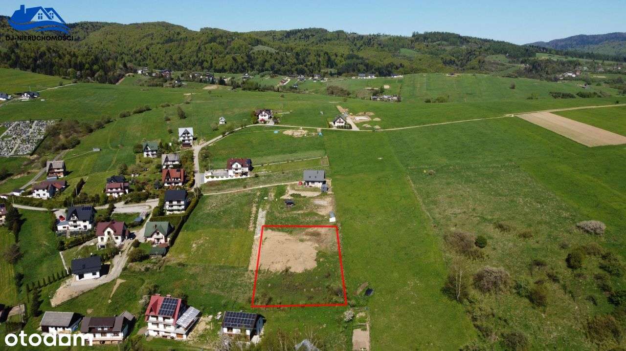 Działka budowlana na sprzedaż - Pieniny 18 arów. - Pełny obrazek: 4/9