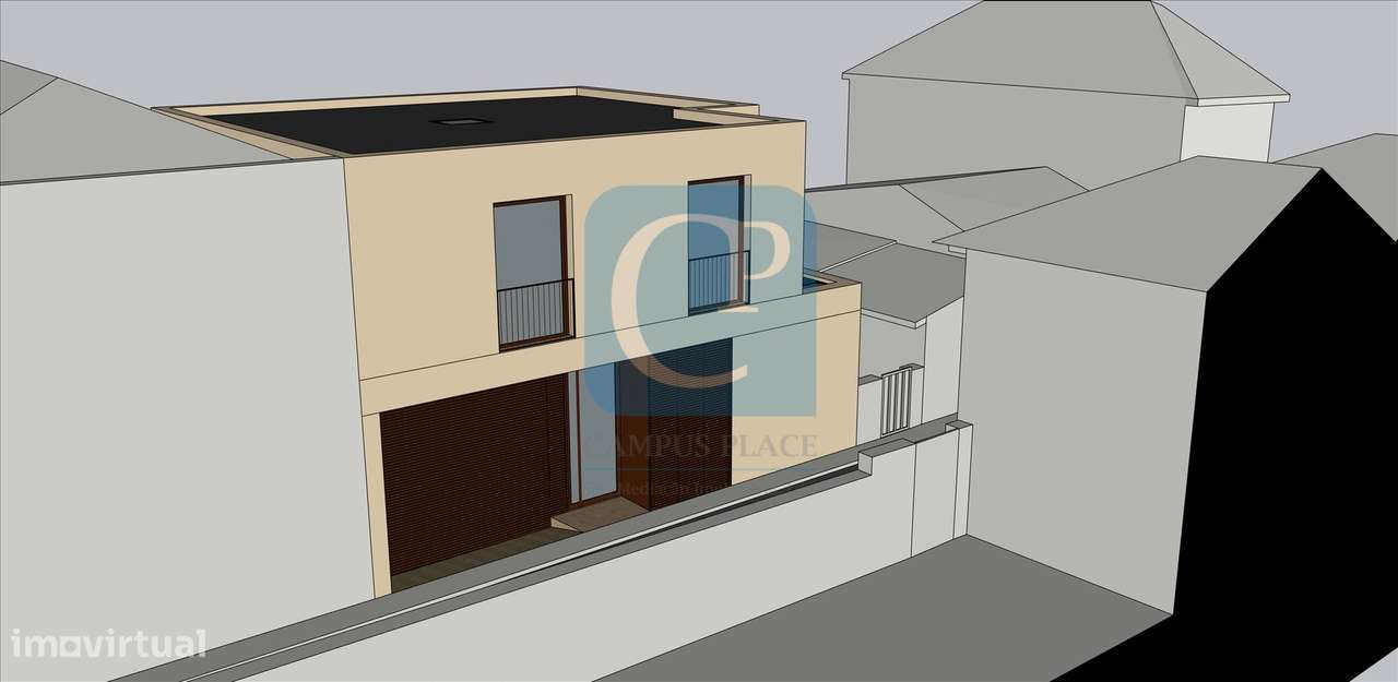 Terreno com Projeto de Arquitetura Aprovado em Pedrouços, Maia-9
