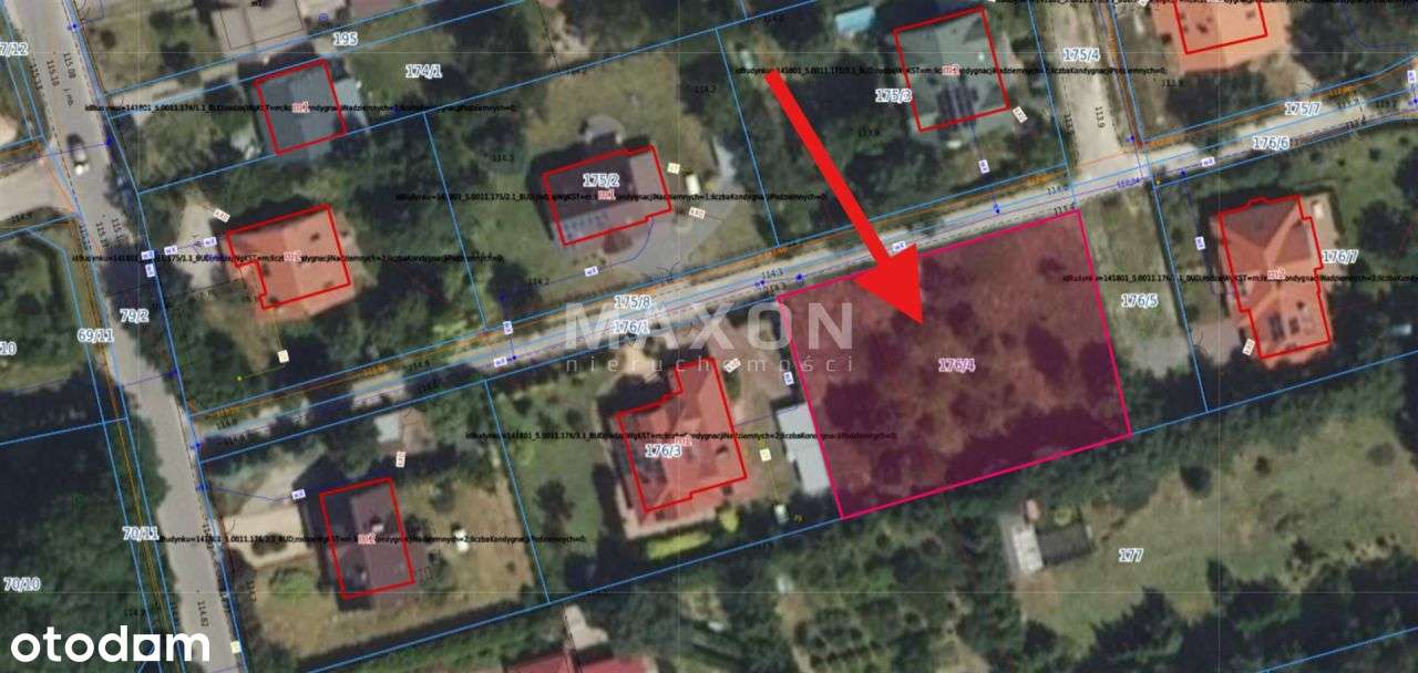 Działka Budowlana 1100 mkw, Czachówek, Pkp 1km - Pełny obrazek: 4/5