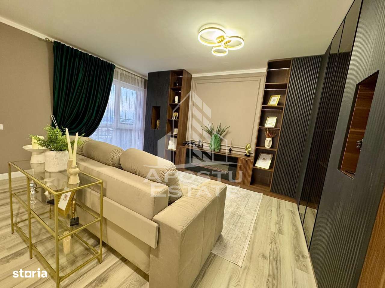 Apartament cu doua camere, mobilat LUX, etajul 11 - Imagine principală: 2/20