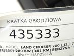 KRATKA NAWIEWU TOYOTA LAND CRUISER 200 (_J2_) 2007 - 2022 5.7 V8 (URJ200) 280 kW [381 KM] benzyna - 5