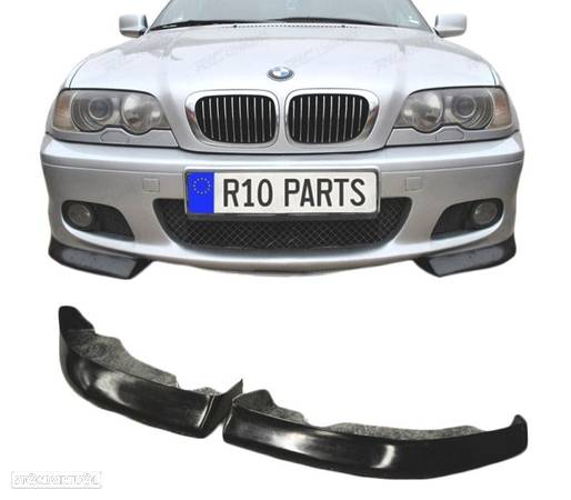 SPLITTER DIANTEIRO PARA BMW E46 SEDAN 02-05 LOOK M TECH - 1