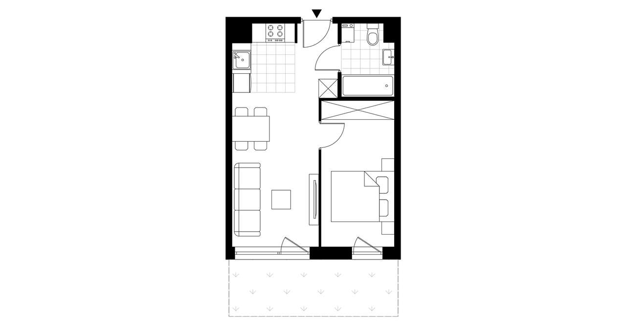 Jaroty Południe | mieszkanie 2-pok. | A-04 - Pełny obrazek: 4/9