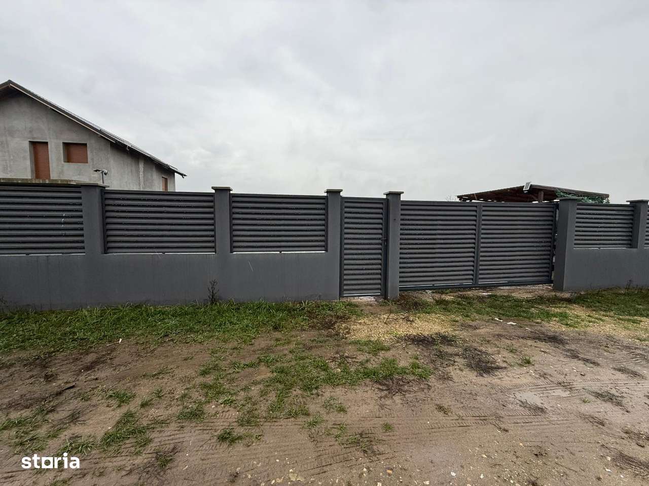 Teren in zona Mihailesti 473mp / GARD nou / autorizatie casa P+1 / puț-7