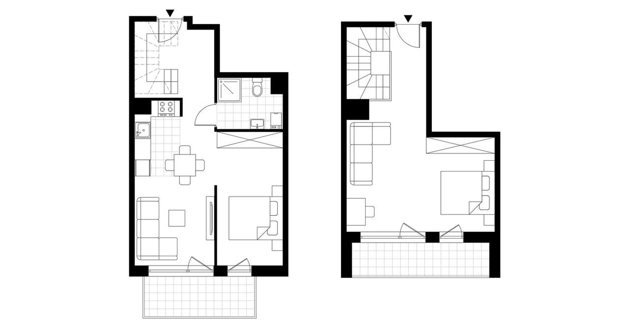 2-pokojowe mieszkanie 69m2 + taras Bez Pośredników - Pełny obrazek: 3/7
