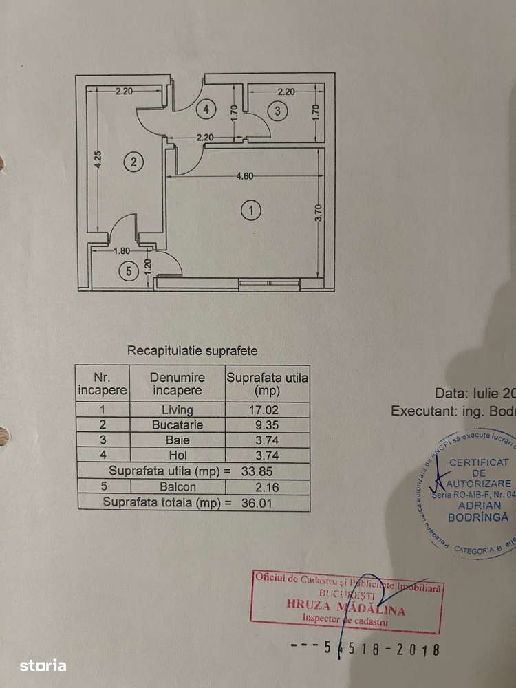 Garsoniera de vanzare Lujerului Plaza Residence Faza 1-7