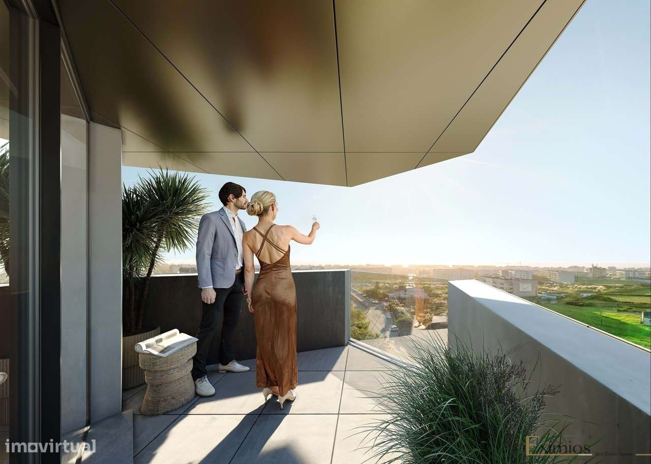 Apartamento T3 em construção, com garagem, situado em Vila do Conde-14