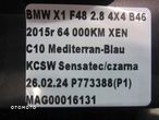BMW X1 F48 F39 F48 SCHOWEK KONSOLI ŚRODKOWEJ CUP HOLDER KUBKI 51169299529 - 9