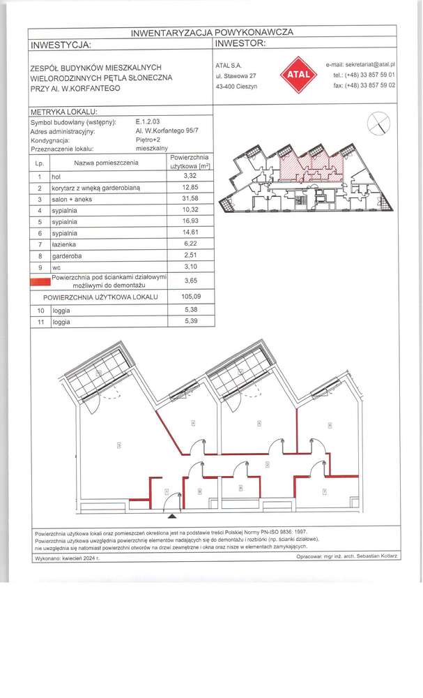 Apartament 105m2, cena tylko 8200/m2 centrum Katowic-7