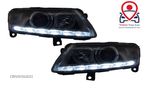 Faruri DRL Xenon compatibil cu Audi A6 C6 4F (04.2004-2008) Fara AFS Chrome Tuning Audi A6 4F/C6 20 - 5