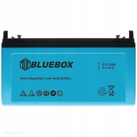 Akumulator BLUEBOX VRLA AGM 12V 120Ah 407x174x209 - 2