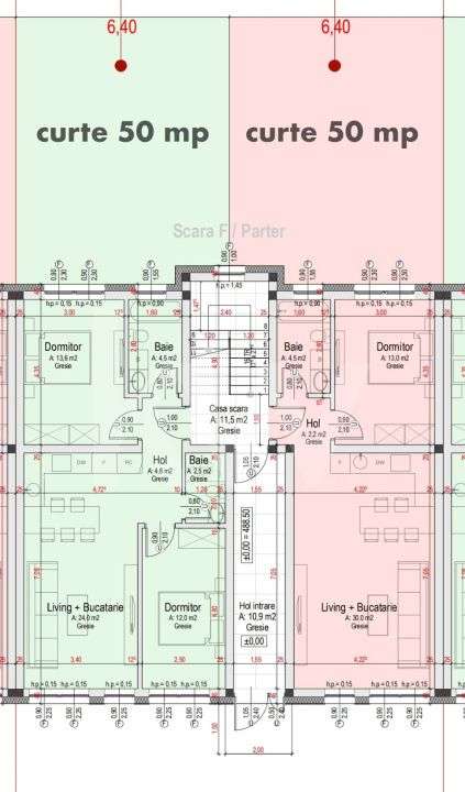 Apartament 3 camere, doua bai, curte 50 mp.-Natura la tine acasa! Cris - Imagine principală: 4/16